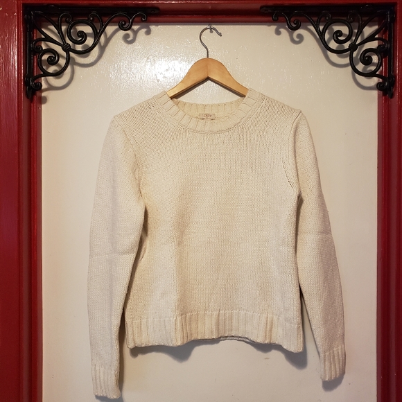J. Crew Cream Sweater - Picture 2 of 14